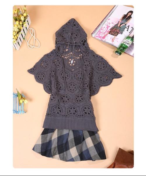 韓版鉤針毛衣詳細(xì)圖解與編織方法