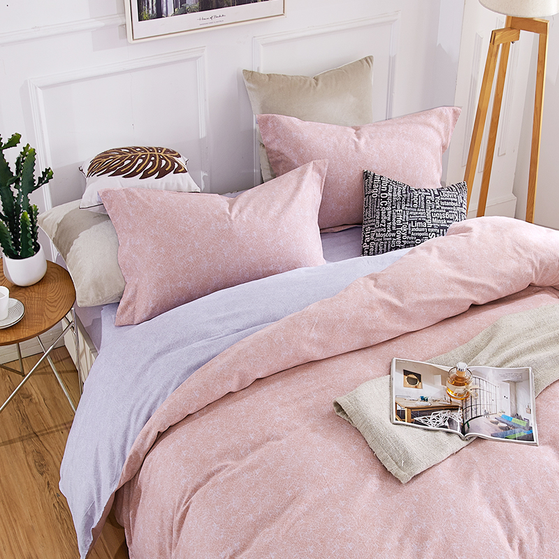 富麗真金磨毛全棉四件套 簡約加厚，舒適之選